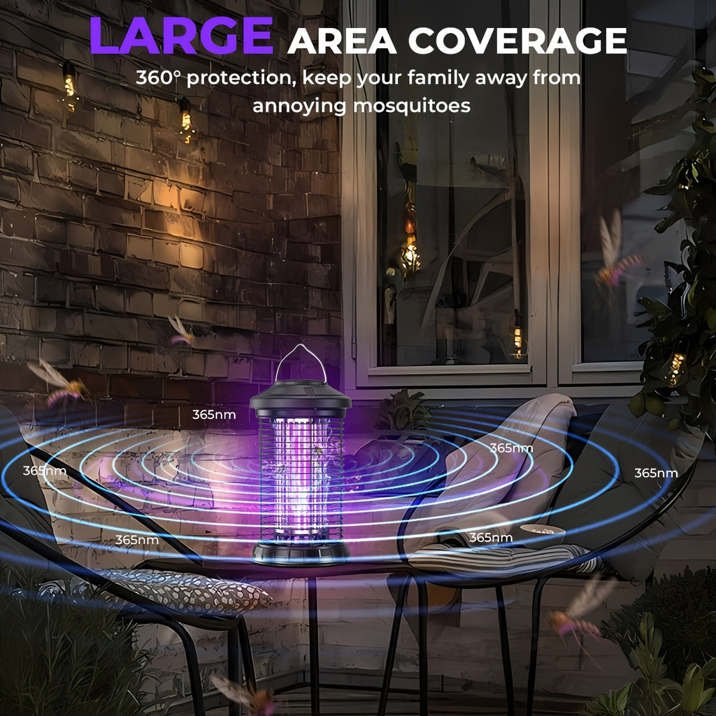 Portable Bug Zapper Outdoor Mosquito Repellent Outdoor Patio Insect Zapper 4200V Indoor Fly Trap Bug Repellent Mosquito Trap Killer for Home, Patio, And Backyard