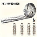 78.7/157/236 INCH Bird Spikes for Outdoor Use, Biupky Bird Deterrents for Exterior Areas, Devices to Prevent Birds, Squirrels, Raccoons, Snakes, And Cats from Approaching, Squirrel Baffle