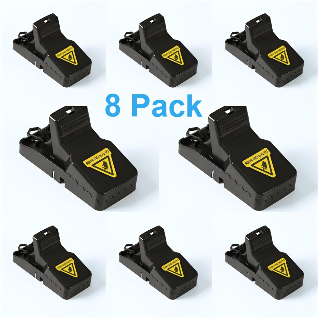 8-Pack of Indoor Mouse Traps, Quick And Effective Solutions for Catching Small Mice Safely And Sanitarily for Homes with Pets And Families