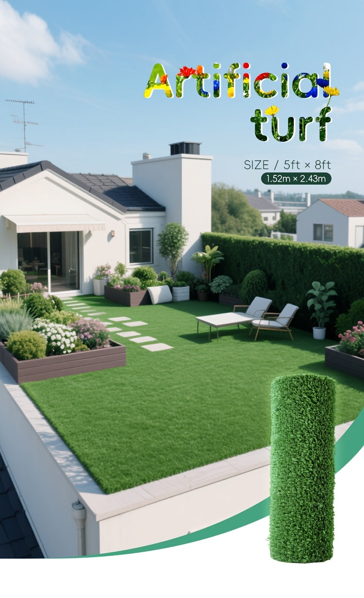 Outdoor Rug-Artificial Turf, Premium Fake Grass Lawn-perfect for Playground Decoration, Gardens, Parties, Outdoor Table Settings, Pet Training, And Backyard Landscaping.