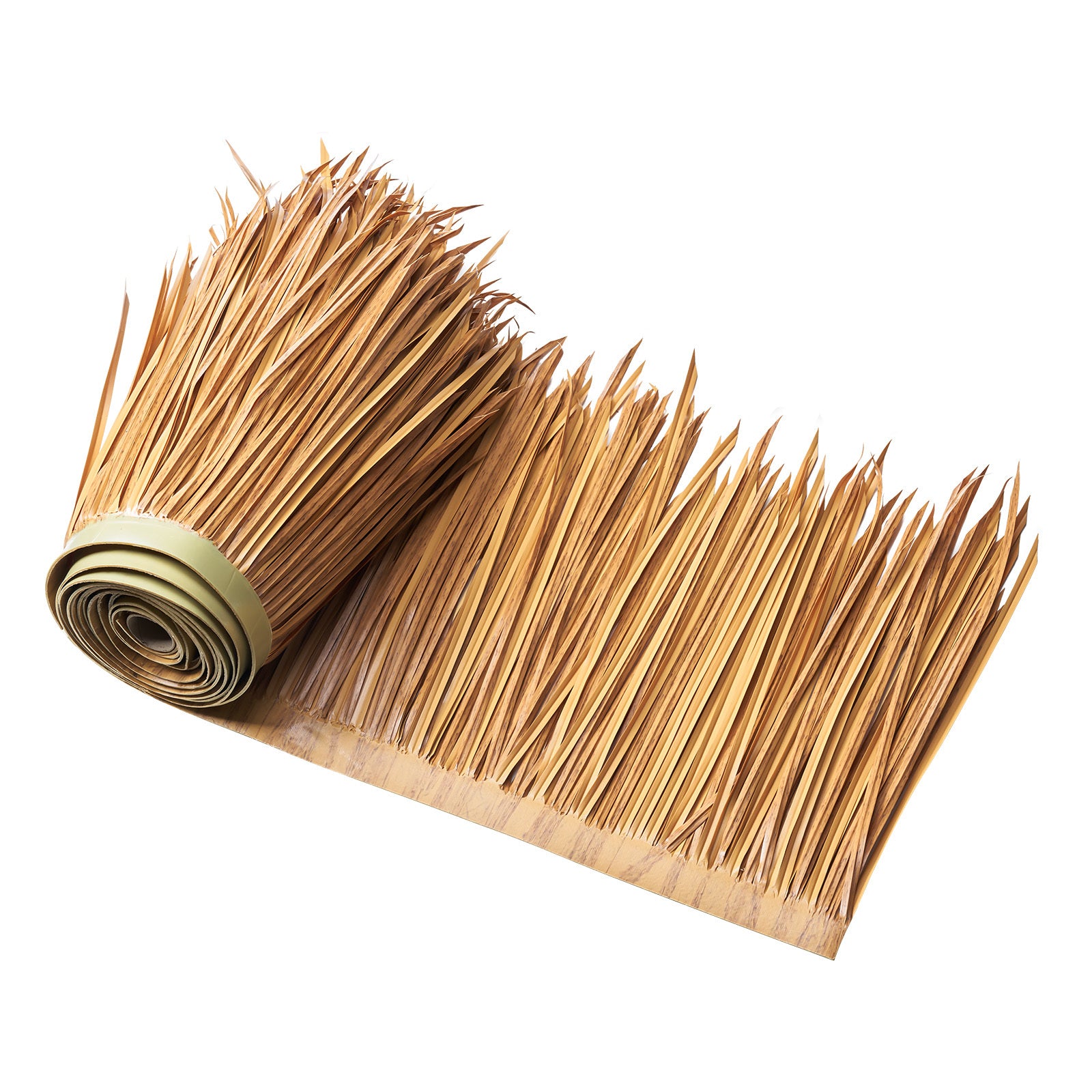 VEVOR 1.3x16.4ft Artificial Thatch Roofing Mexican Tiki Hut Grass Skirt Roof