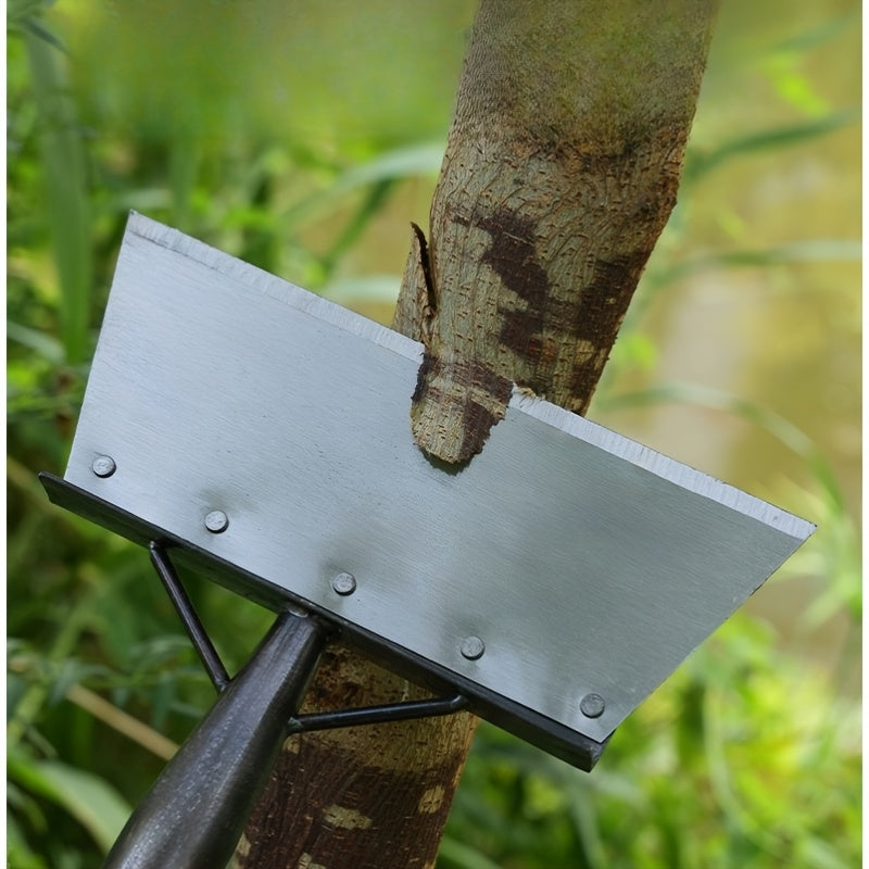 Heavy-duty Manual Weeding Tool - Garden Tools High-efficiency Weeding Device with Sharp Blade for Root Removal - Suitable for Gardens, Farms, Lawns, And Vegetable Patches - Durable Carbon Steel Construction - Portable Weeder with Spray-coated Finish