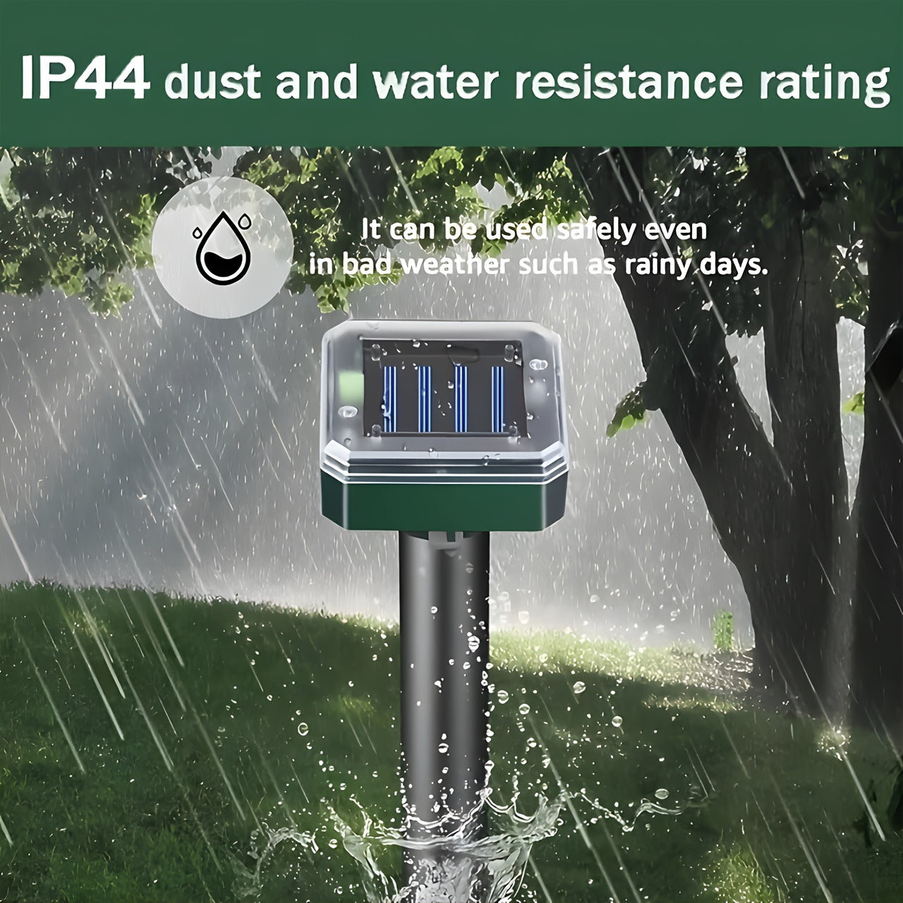 1/4/10pcs Ultrasonic Mouse Repellent Solar Device for Preventing Moles, Ground Squirrels, Field Mice, Lawn Garden Courtyard - to Repel Moles, Rats, Rodents