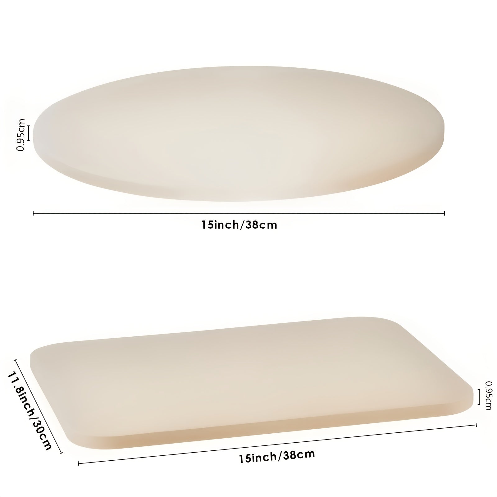 Rectangular Pizza Stone, Heavy-duty Cordierite Pizza Baking Board Suitable for Ovens And Grills, Heat And Impact Resistant, Durable And Safe, 15X12 Inches Rectangular.