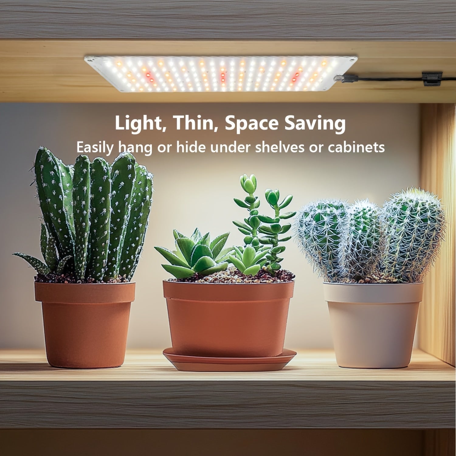 [540 LED Grow Lights] LED Grow Lights, 540 LED Indoor Plant Full Spectrum Grow Lights, Under Cabinet Grow Lights With 3 Levels Timer, 3 Lighting Modes, 10 Dimmable Levels, Suitable For Plant Growth