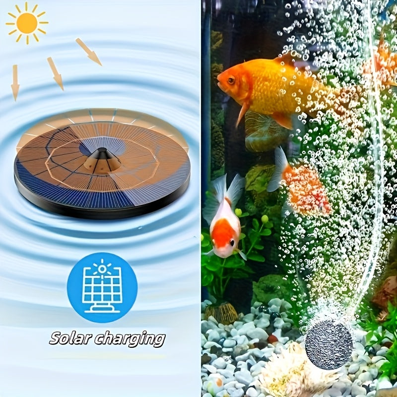 Solar Floating Aerator, Outdoor Floating Oxygen Pump, Pure Solar Powered, Battery-Free