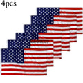 4Packs American US Flag 3x5Ft, Vibrant Color And Fade Resistant US Flags For Outside 3x5 Ft Flags Stitched Long Lasting Polyester With Durable Brass Grommets USA Flag