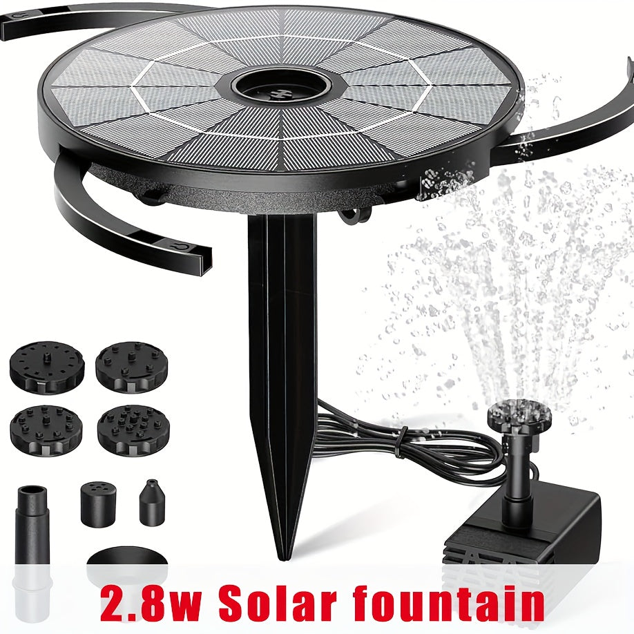 Solar Bird Bath Fountain, 1.4W /1.5W / 3.5W Solar Water Fountain, Solar Powered Fountain Pump for Bird Bath, Courtyard, Outdoor, Garden Decoration