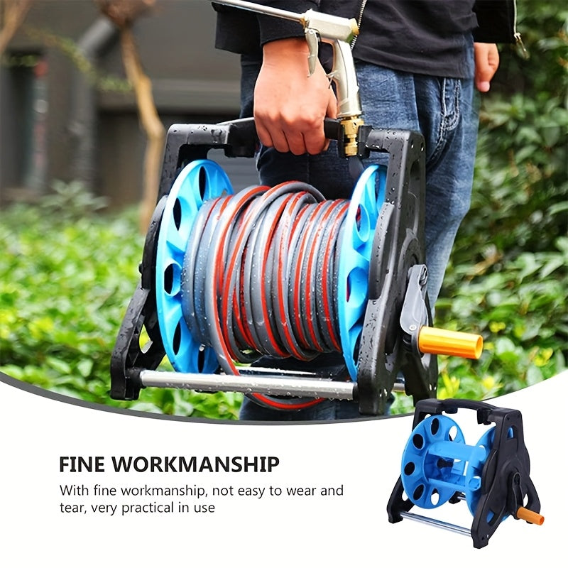 1pc Water Hose Reel Cart, Up to 115 Feet Length Water Hose, Portable Hose Holder, Outdoor Metal Garden Hose Reel, Colorful Box Packaging Can Be a Gift to Family And Friends