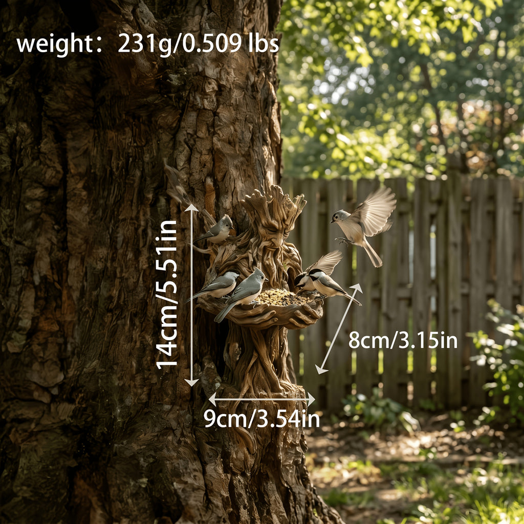 A Unique Small Bigfoot Bird Feeder, Specially Designed for Wild Birds, Featuring A Quirky Woodsman, Can Attract More Birds to Your Garden And Is Suitable for Durable Outdoor Use.