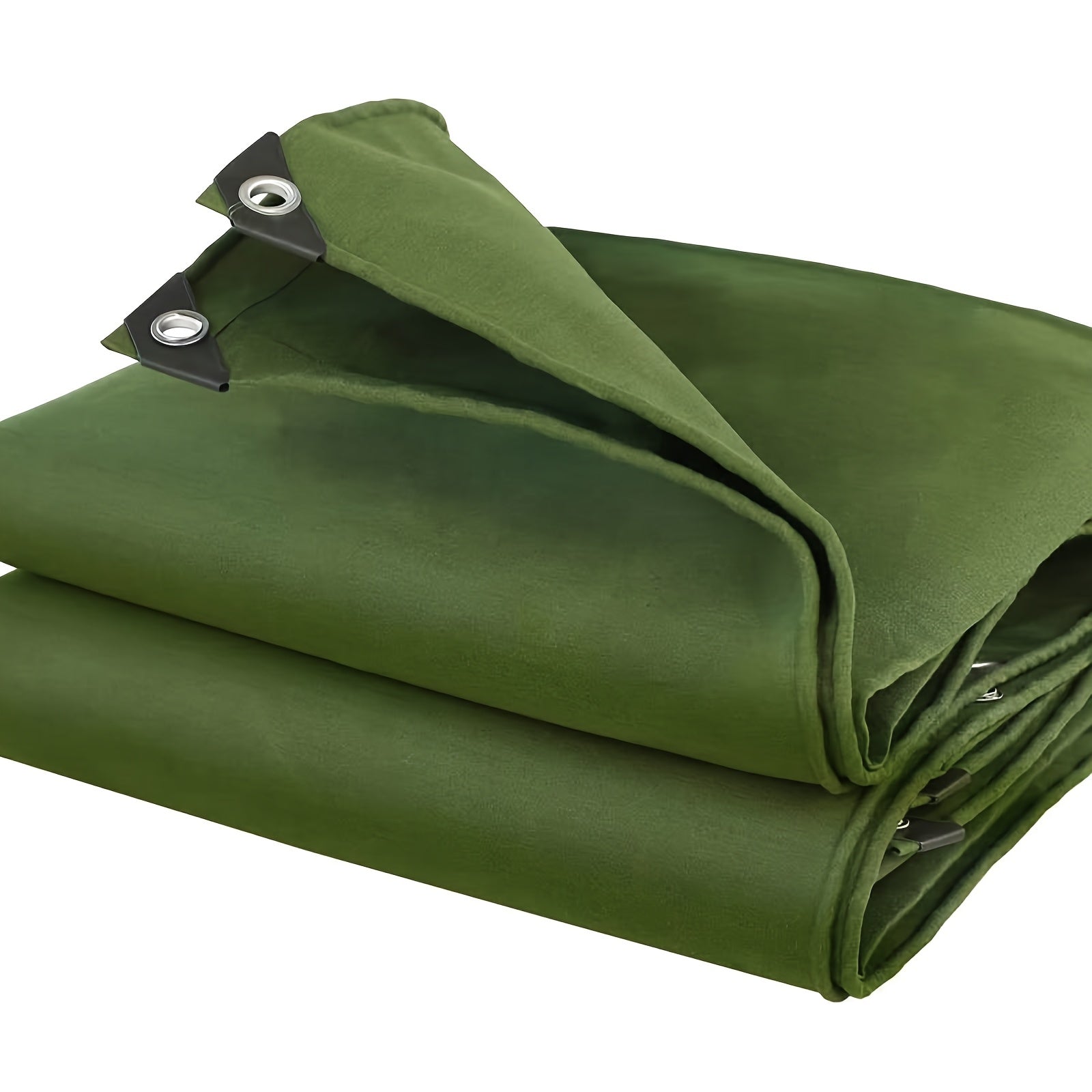 Durable 16Oz Waterproof Canvas Tarp, Ideal for Protecting And Boats, Suitable for Outdoor Camping And Pool Tents, Resistant to Weather, Rips, And Tears