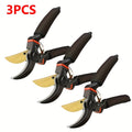 2pcs/3pcs Of Advanced Bypass Pruning Shears, Heavy-duty Ultra-sharp Manual Pruning Machine, Multi-functional Garden Pruning Tool, Heavy-duty Sharp Manual Pruner, Professional And Durable Plant Pruning Shears