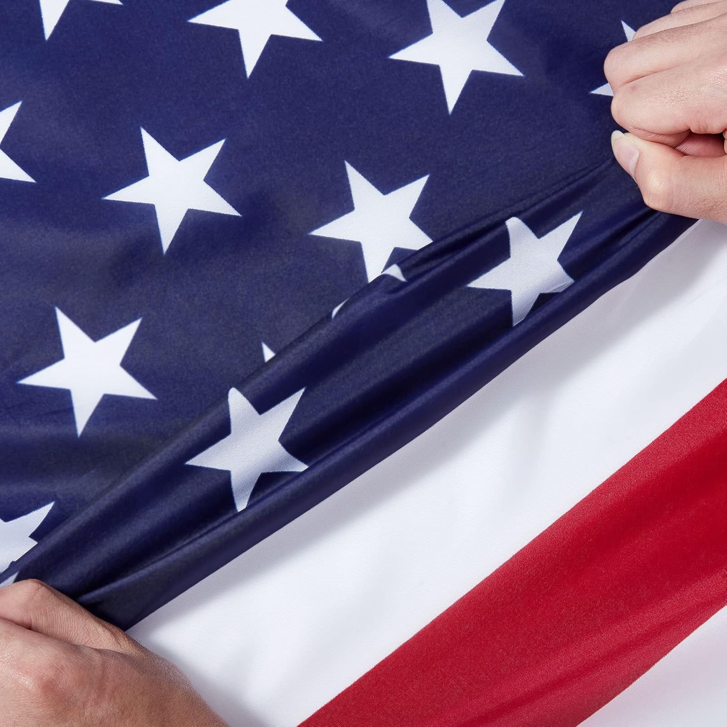4Packs American US Flag 3x5Ft, Vibrant Color And Fade Resistant US Flags For Outside 3x5 Ft Flags Stitched Long Lasting Polyester With Durable Brass Grommets USA Flag