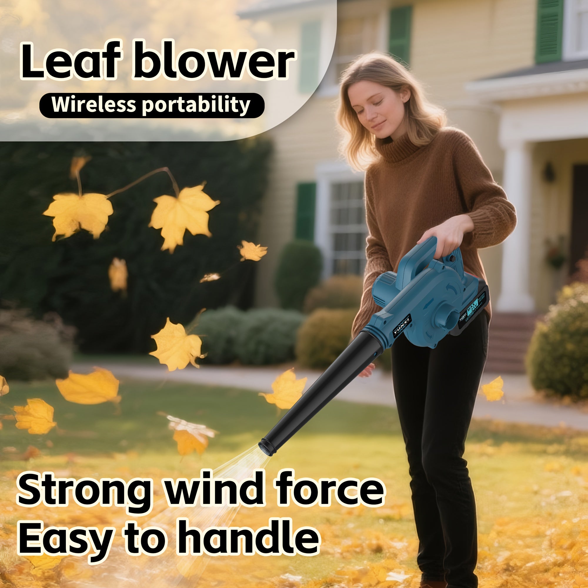 Portable Wireless Leaf Blowers, Wireless Leaf Blowers, Lightweight Leaf Blowers, Portable Charging Hair Dryers, Small And Lightweight Car Dust Collectors, Compact Handheld Vacuum Cleaners, Can Quickly And Easily Maintain Lawns And Gardens at Home