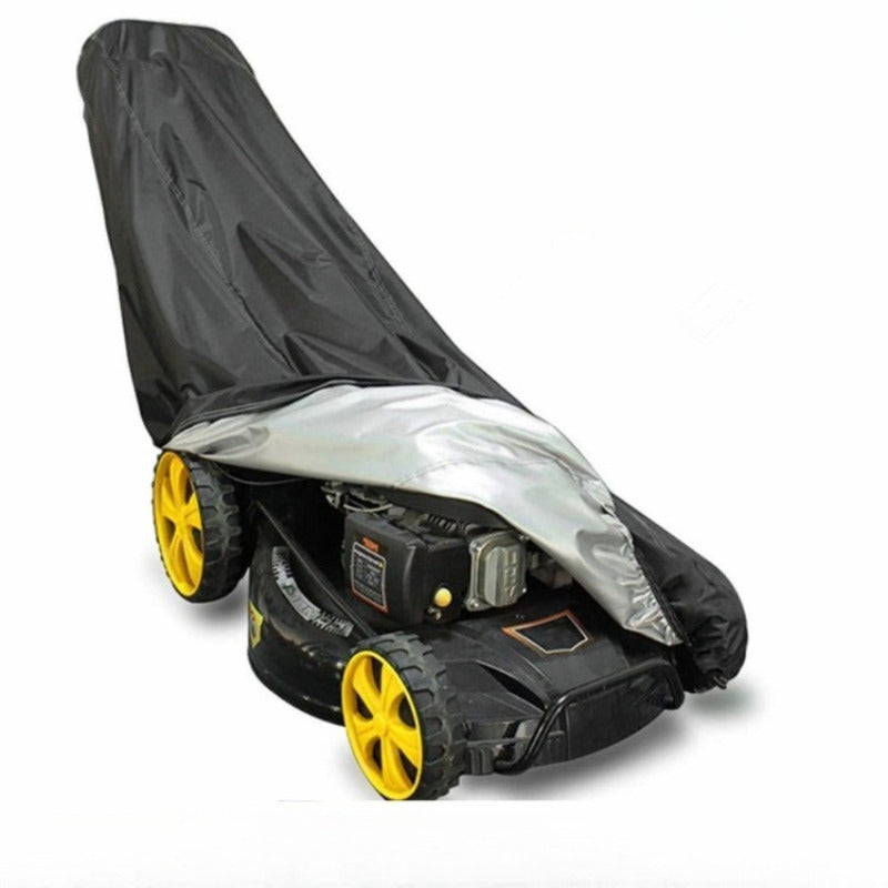 Lawn Mower Cover, Waterproof Push-Type Mower Protective Cover - Universal Oxford Cloth Mower Cover - Featuring Dustproof And Uv-Resistant Properties, Equipped with a Drawstring Design