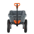 VEVOR Poly Garden Dump Cart Heavy-duty Yard Carts and Wagons 6.48 cu.ft 1200 lbs