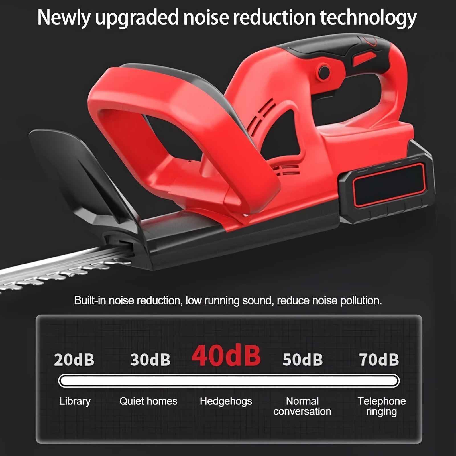 [Cordless Hedge Trimmer]21V Cordless Hedge Trimmer, Handheld Battery Powered Hedge Trimmer, 1500 RPM Shrub Trimmer, Lightweight & Compact, Battery And Fast Charger Included, Suitable for Lawn, Yard, Garden, Halloween Gift, Christmas Present