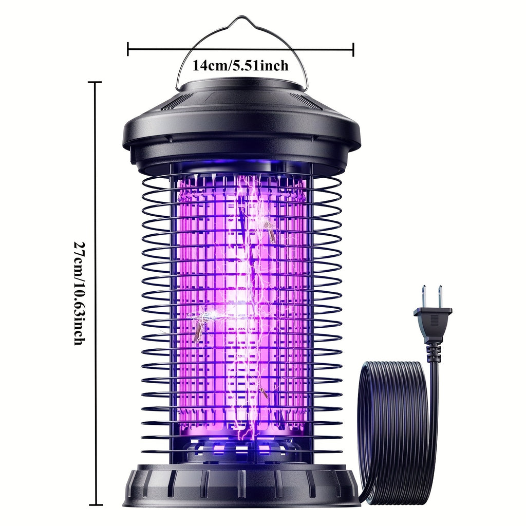 Portable Bug Zapper Outdoor Mosquito Repellent Outdoor Patio Insect Zapper 4200V Indoor Fly Trap Bug Repellent Mosquito Trap Killer for Home, Patio, And Backyard