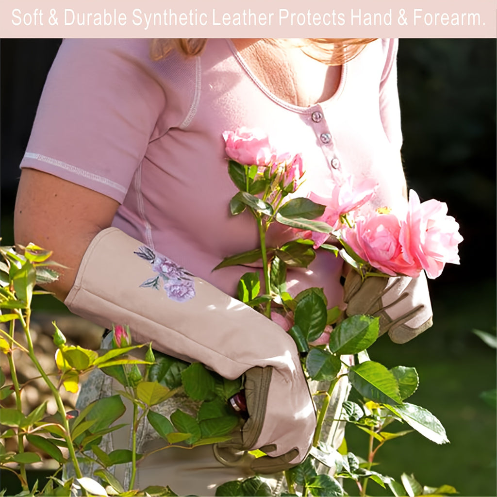 Intra-FIT Gardening Gloves For Women Thornproof Garden Gloves With Extra Long Forearm Protection