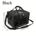 1pc, 11.89Gal/45L Large Capacity Outdoor Picnic Camping Bag, Waterproof Oxford Cloth, Portable Outdoor Picnic Bag with Multiple Compartments, Suitable for Camping, Fishing, Travel, Picnic Additions, No Electricity Non-Food Direct Contact