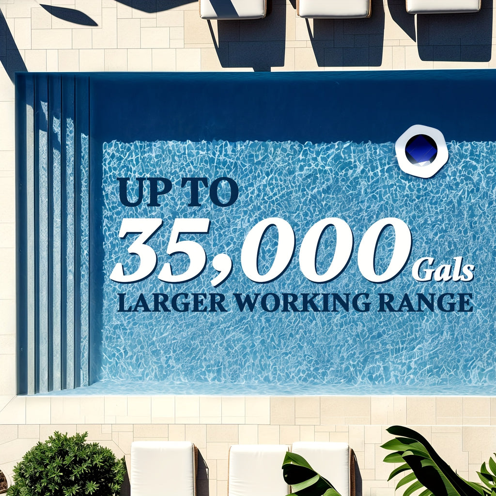 Solar Pool Ionizer, 85% Less Chlorine, Floating Water Cleaner, High Efficiency, 2 Copper Rods, 2 Mesh Basket, 2 Cathodes, Compatible with Fresh And Salt Water Pools & Spa, Spa Maintenance, Water Purification, Floating Cleaner, Solarpowered Design, Copper