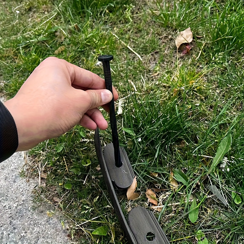 Flexible Garden Boundary Tape Measuring 393.7 Inches, Or 787.4 Inches, Designed for Landscape Edging. This Mini Plastic Fence Comes with 30 Stakes And Is Suitable for Flower Beds in Courtyards