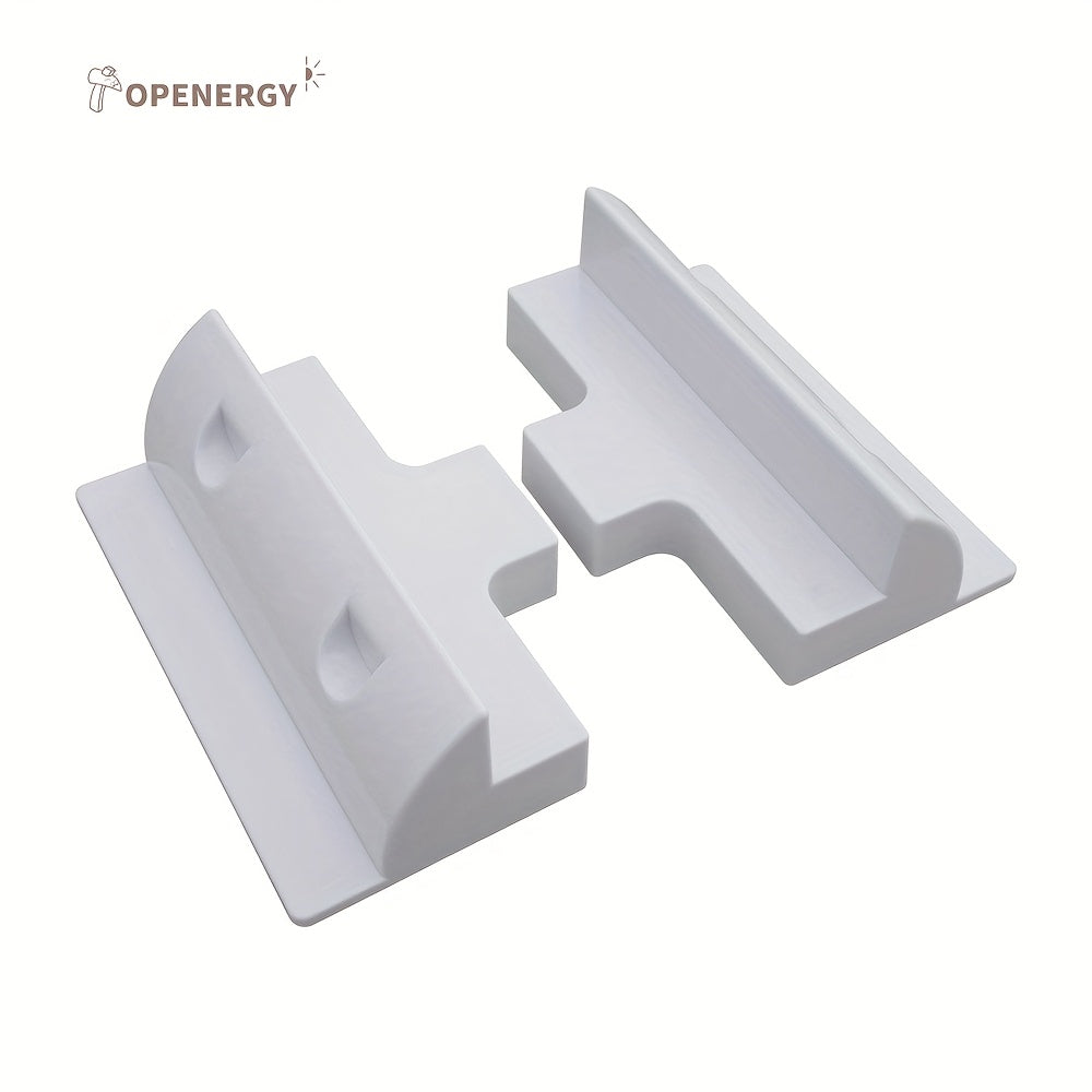 Solar Panel Bracket ABS Solar Panel Installation Bracket 6 Non Drilling Angle Bracket Support Kit, Suitable for Rvs, Boats, Camping Car Canopy (White)