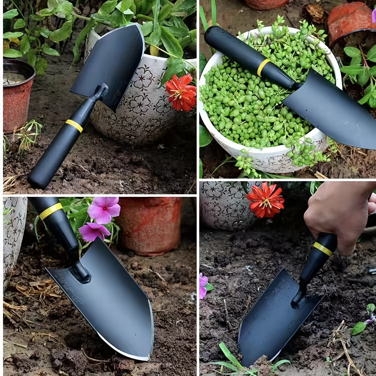 Household Gardening Tools, Including Small Shovels, Suitable for Beachcombing, Digging Wild Vegetables, Planting Flowers And Vegetables. They Are Sturdy And Durable