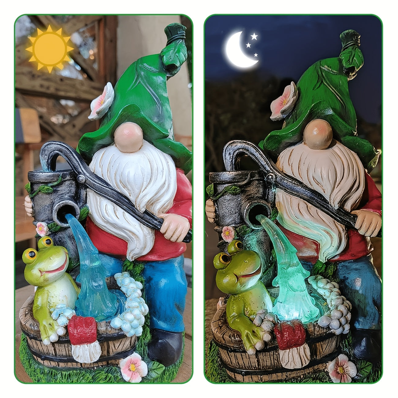 Whimsical Garden Gnomes Multiple Designs, Resin Dwarf Statues, Outdoor Ornaments for Patio, Yard And Lawn Decor