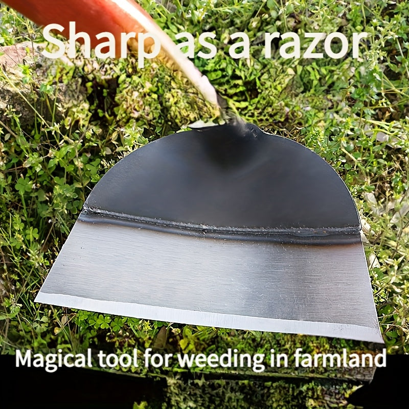 Heavy-duty Manual Weeding Tool - High-efficiency Weeding Device with Sharp Blade for Root Removal - Suitable for Gardens, Farms, Lawns, and Vegetable Patches - Durable Carbon Steel Construction - Portable Weeder with Spray-coated Finish