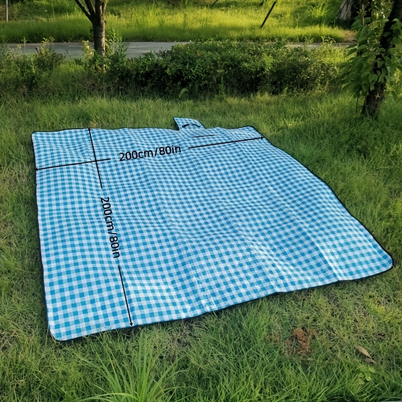 Beach Blanket Waterproof Sand Resistant, 80' X 80' Super Large, Soft And Sturdy, Light And Portable, Great for Beach Vacation, Family Park Picnic, Travel Camping, Outdoor Gift Non-Food Direct Contact