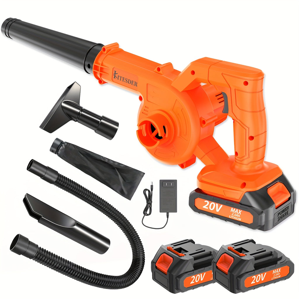 [Christmas Gift] Portable Wireless Leaf Blower, Lightweigh And TWireless Leaf Blower, Portable Rechargeable Blower, Small And Lightweight Car Duster, Compact Handheld Vacuum Cleaner, Which Can Easily Maintain Lawns And Gardens, Christmas Gift, Local Wareh