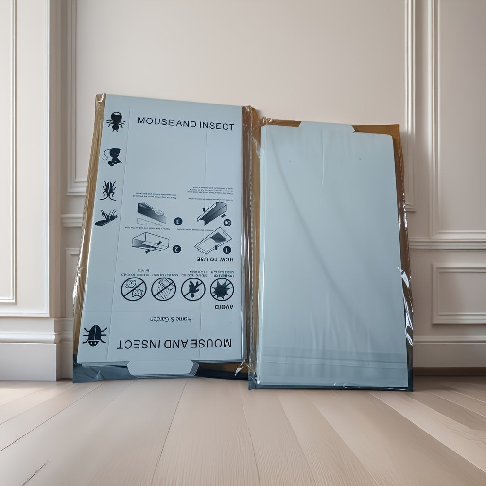 Highly Effective Adhesive Insect Trap - Extremely Sticky, Made for Roaches, Flying Bugs, And Other Pests, Ideal for Managing Household Infestations, Appropriate for Both Indoor And Outdoor Settings, Easy to Set Up