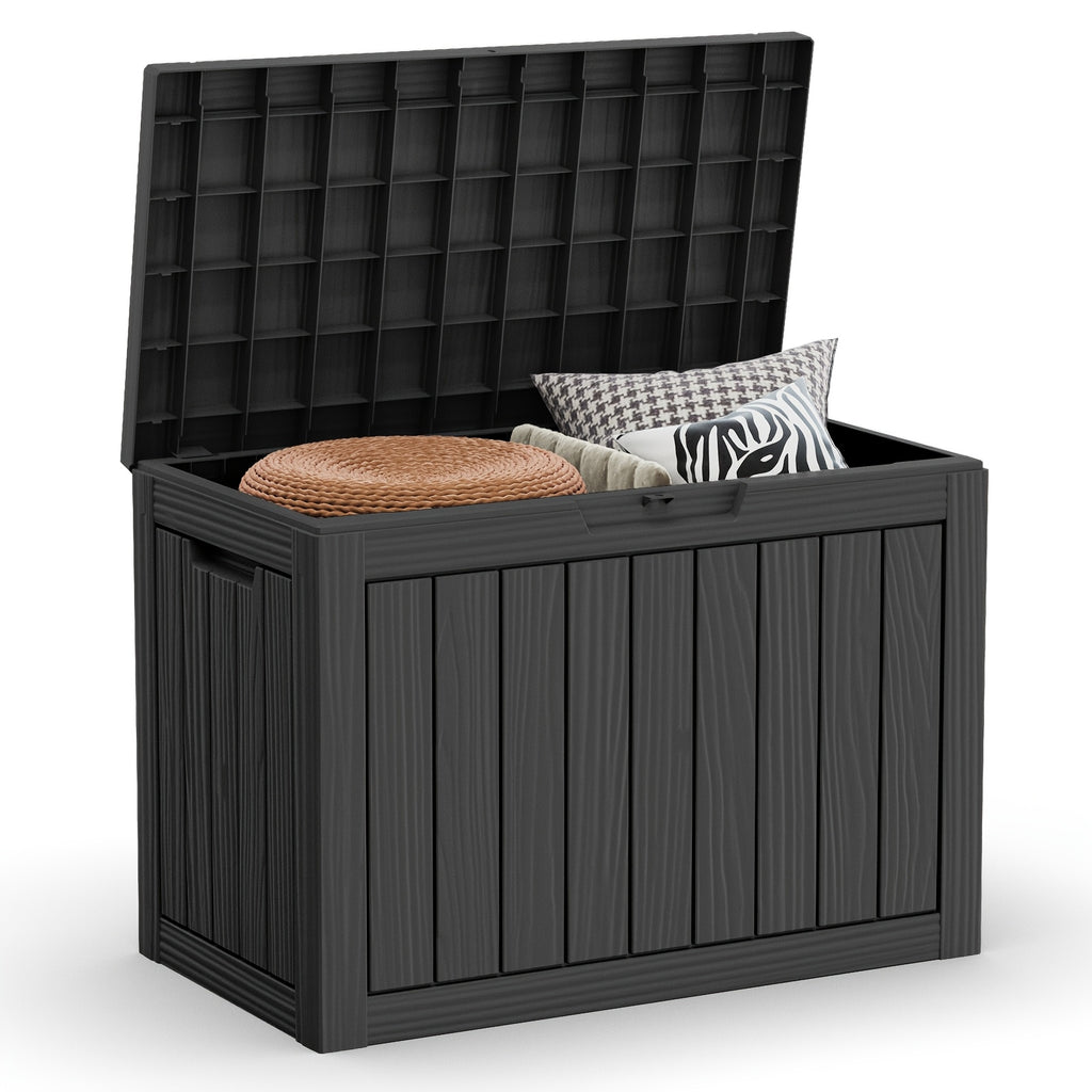 XL 51-gallon Outdoor Deck Box, Weatherproof And UV Proof, Lockable, Storage Bench Pet Supplies/clothing Miscellaneous Items/blankets Pillows/tools/express Delivery Suitable For Bedroom/patio/warehouse Holiday Gift For Halloween Christmas Thanksgiving