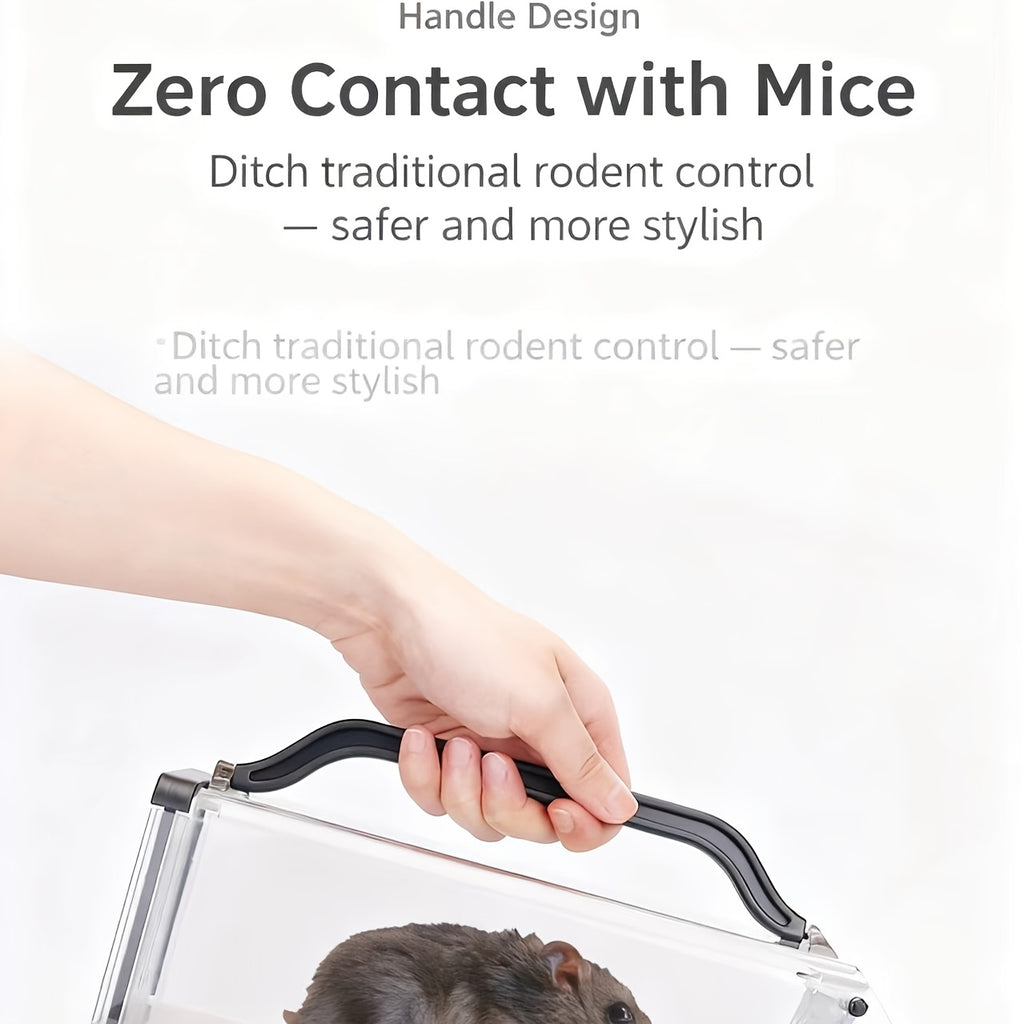 Humane Fully Automatic Mouse Trap, Live Capture Without Harm, Continuous Capture, Design, Suitable for Home And Outdoor Use