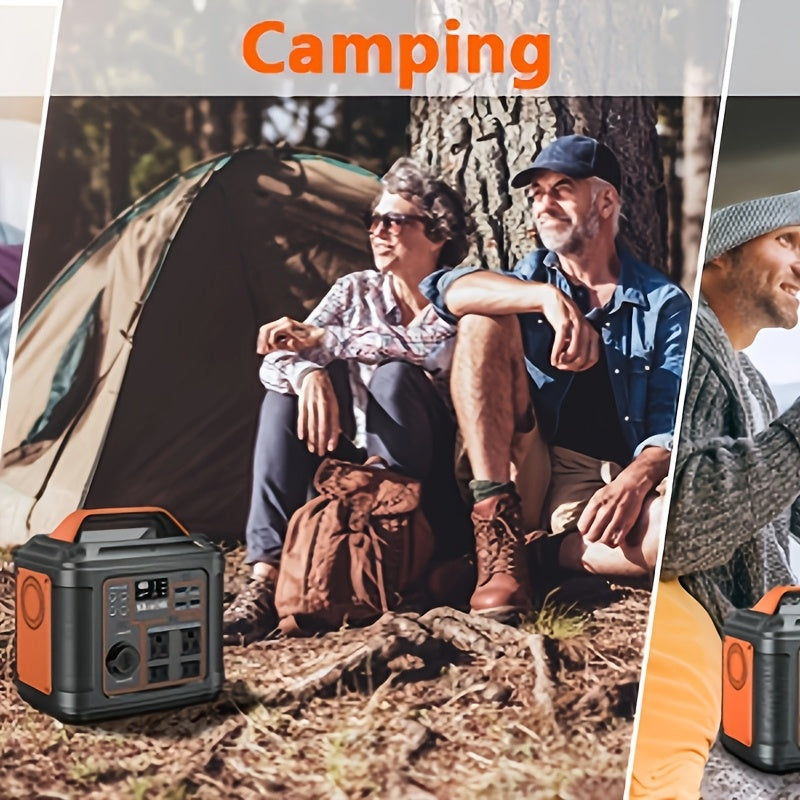 SBAOH 300W Portable Power Station 296Wh 80000mAh Solar Powered Generator with 100W PD Fast Charging, 13 Outlets, Digital Display, Lithium-ion Battery for Home Backup, RV Camping, And Emergency Power - (60W Solar Panel Is Optional)