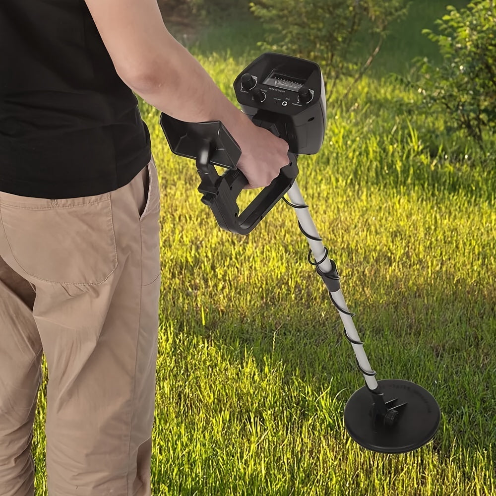 LCD Metal Detectors Golden Digger Deep Sensitive Hunter Coil Searcher, Adjustable High-Sensitivity Coil Golden Digger Deep Search Metal Detector - Accurate Treasure Hunter For Beginners And Professionals - Suitable For Finding Lost Jewelry And Coins