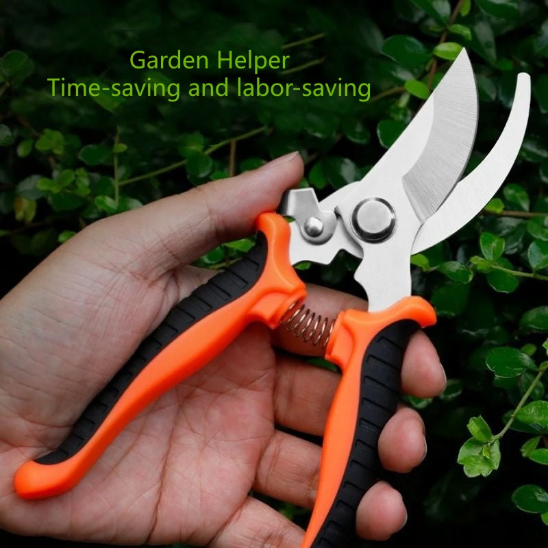 5pcs Gardening Tool Set with Anti-Slip Rubber Handle | Heavy-duty, Sturdy and Durable, Classic and Practical, Includes 2 Shovels, Rakes, Plowing and Transplanting Tools, Rust Proof Iron Tools, Rubber Grip