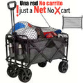1pack Camping Cart Mesh, Camping Cart Net Bag, Small Cart Mesh Garden Cart, Fixed Net, Camping Cart Storage Net (No cart）