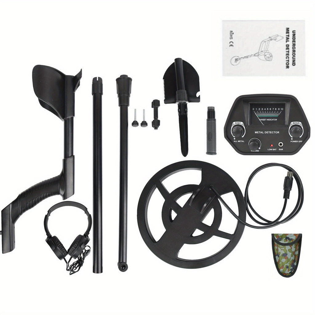 Black/Yellow Metal Detector for Adults Professional, Higher Accuracy All Metal Detectors Golden and Silver, Bigger LCD Display