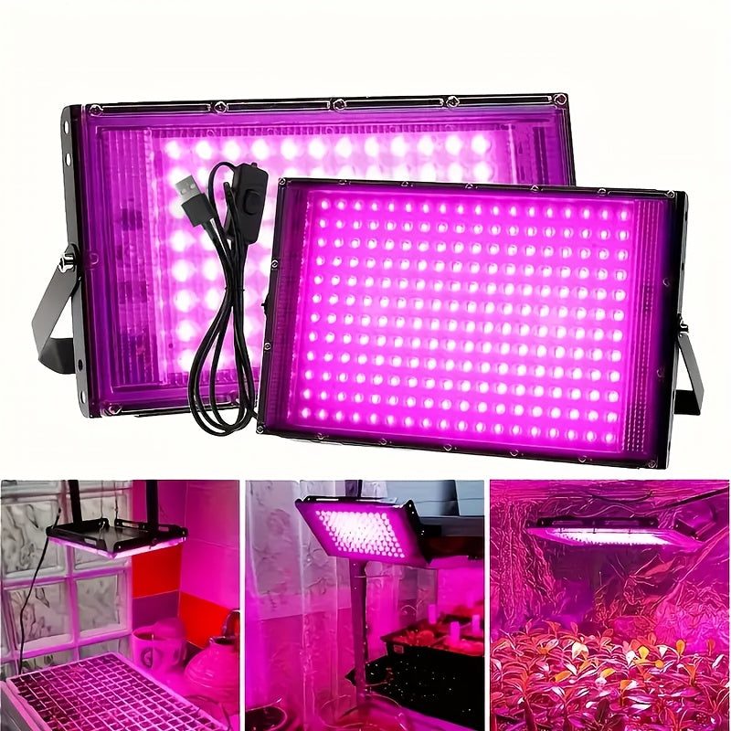 Grow Lights for Indoor Plants, LED Plant Lights, Full Spectrum Growing Lamps, USB Powered Indoor Plant Growth Lamp, Hydroponic Supplemental Lighting for Vegetables, Succulents, Flowers