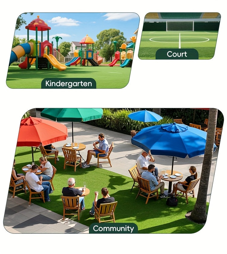 Outdoor Rug-Artificial Turf, Premium Fake Grass Lawn-perfect for Playground Decoration, Gardens, Parties, Outdoor Table Settings, Pet Training, And Backyard Landscaping.