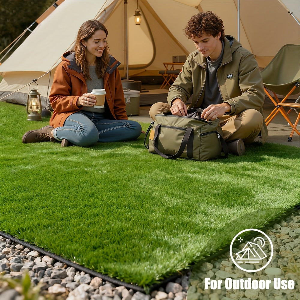 Outdoor Rug-Artificial Turf, Premium Fake Grass Lawn-perfect for Playground Decoration, Gardens, Parties, Outdoor Table Settings, Pet Training, And Backyard Landscaping.
