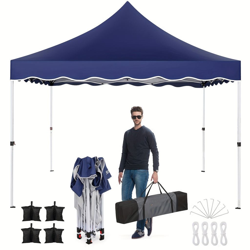 SANOPY 10x10ft Quick-setup Pop-up Tent | Fully Waterproof, Sunshade and UV Protection, Time-Saving and Portable, Perfect for Beach Enjoyment